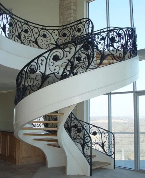 iron stairs